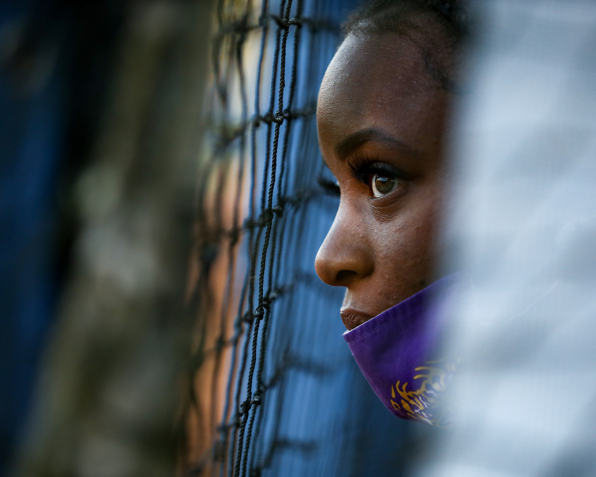 LSU. 

Kentucky defeats LSU 7-5. 

Photo by Eddie Justice | UK Athletics