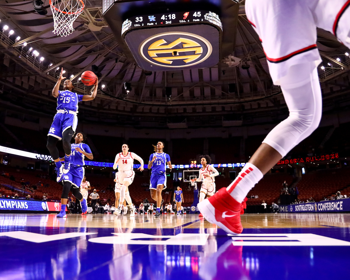 Chasity Patterson. 

Kentucky loses to Georgia 78-66 at the SEC Tournament. 

Photo by Eddie Justice | UK Athletics