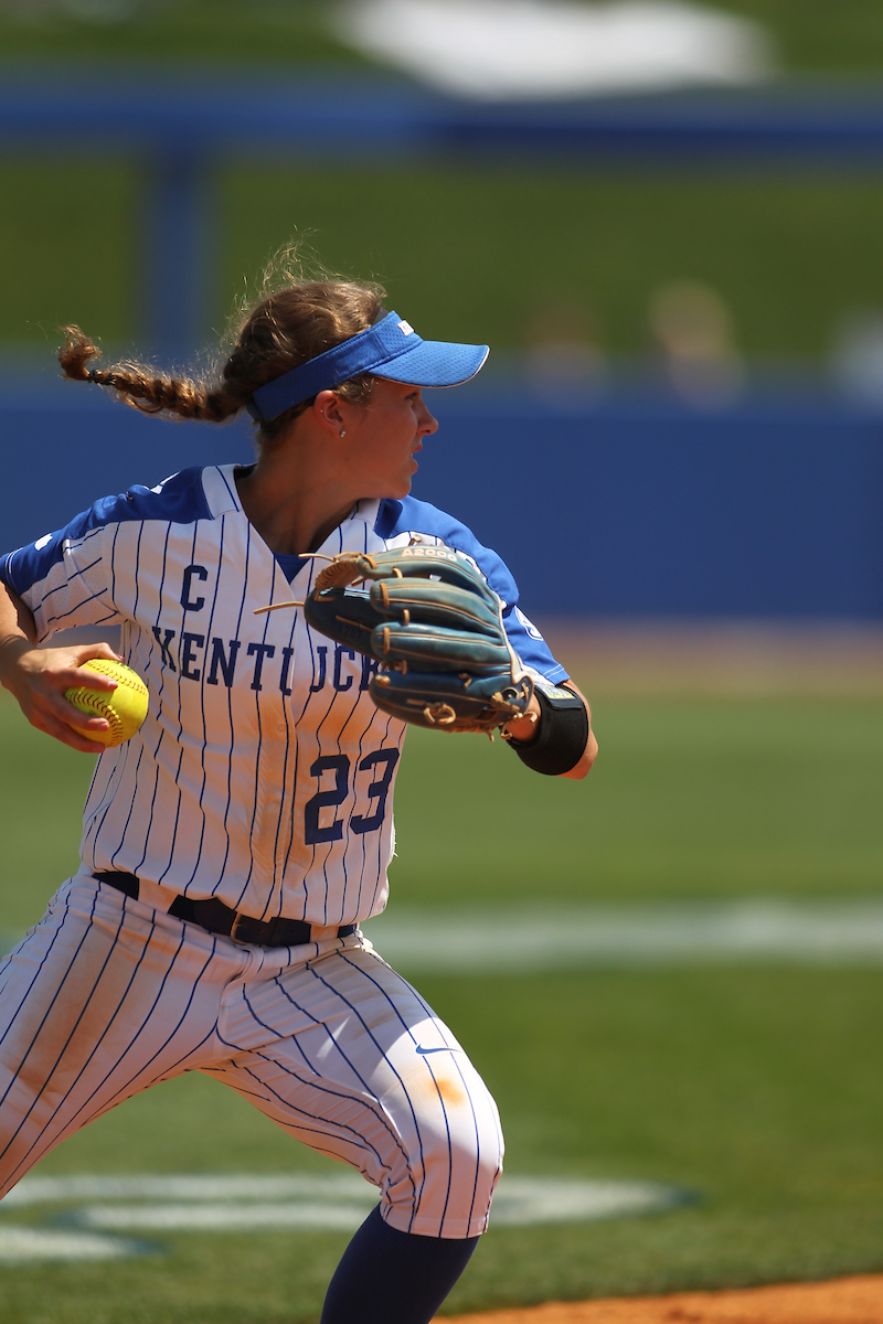 Katie Reed.

The University of Kentucky softball team during Game 2 against South Carolina for Senior Day on Sunday, May 6th, 2018 at John Cropp Stadium in Lexington, Ky.

Photo by Quinn Foster I UK Athletics
