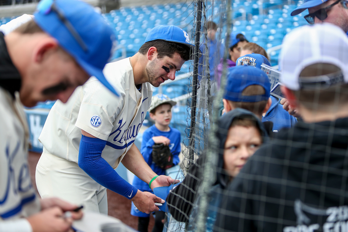 Jacob Plastiak. 

Kentucky beats Ole Miss 9-2.

Photo by Sarah Caputi | UK Athletics