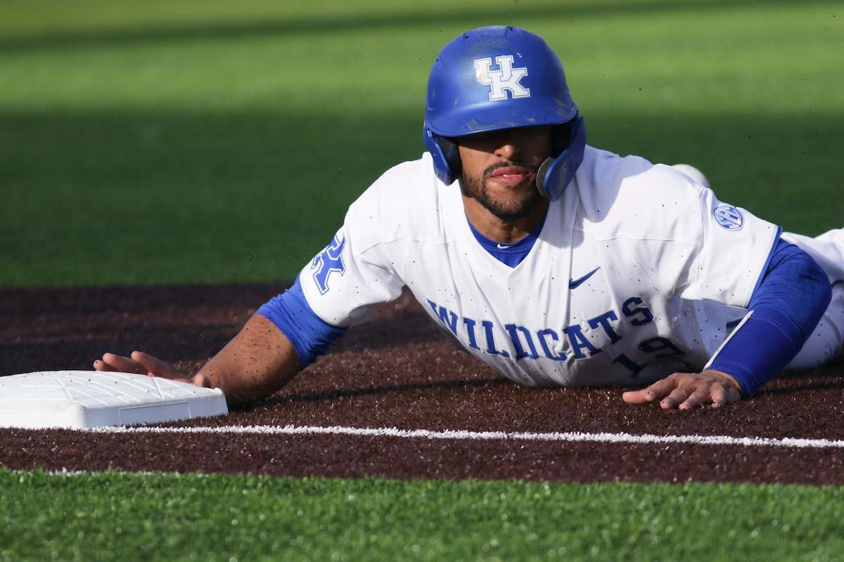 Opening Day. Alex Rodriguez. 

Kentucky Baseball defeated EKU 7-3 on opening day at Kentucky Proud Park. 

Photo by Eddie Justice | UK Athletics