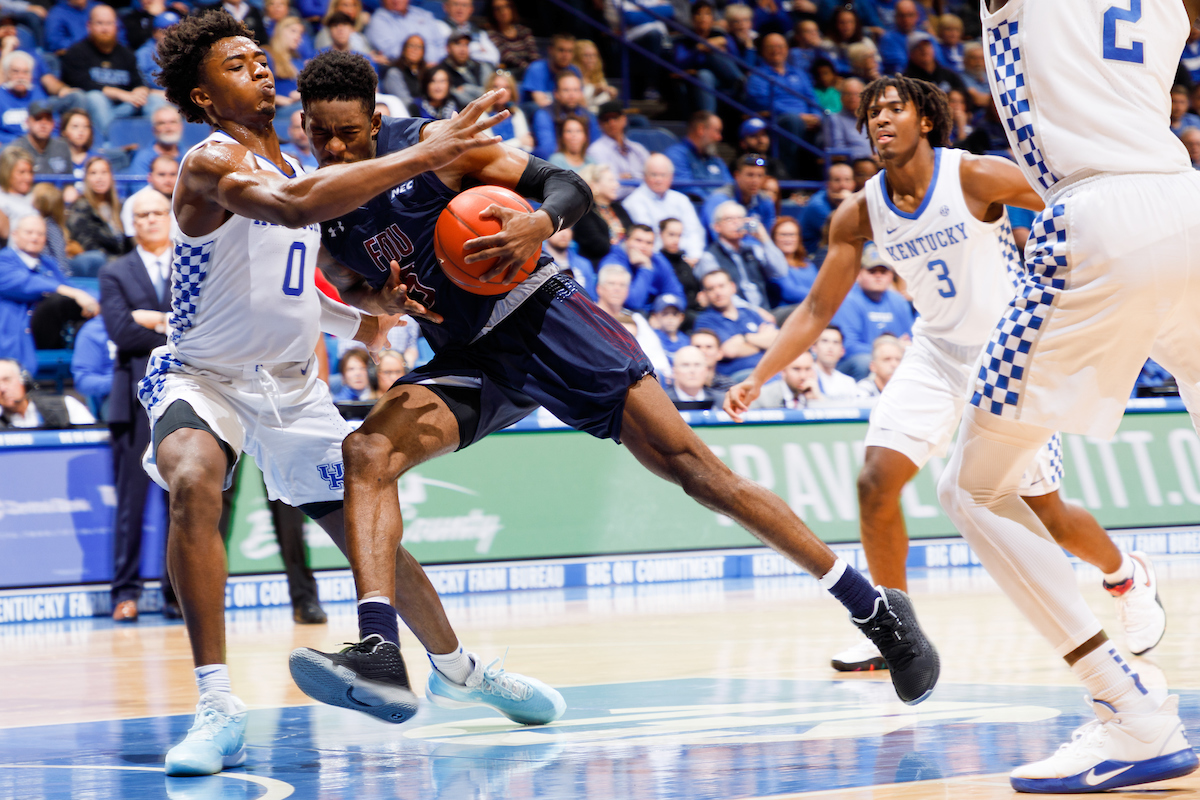 Ashton Hagans.

Kentucky beat Fairleigh Dickinson 83-52.


Photo by Elliott Hess | UK Athletics