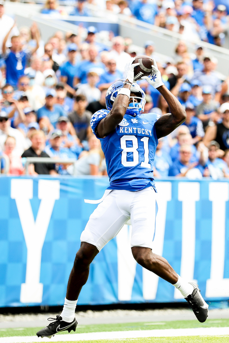 Isaiah Epps.

UK beats UTC, 28-23.

Photos by Chet White | UK Athletics