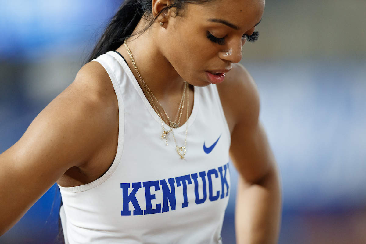Karimah Davis.

Day 1 of NCAA Track and Field Championship.

Photo by Elliott Hess | UK Athletics