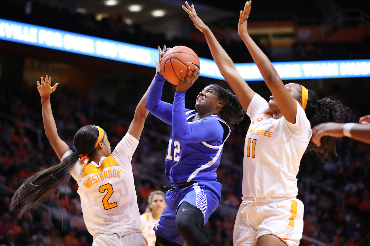 Amanda Paschal
The UK Women's Basketball team beats Tennessee 73-71. 

Photo by Britney Howard  | UK Athletics