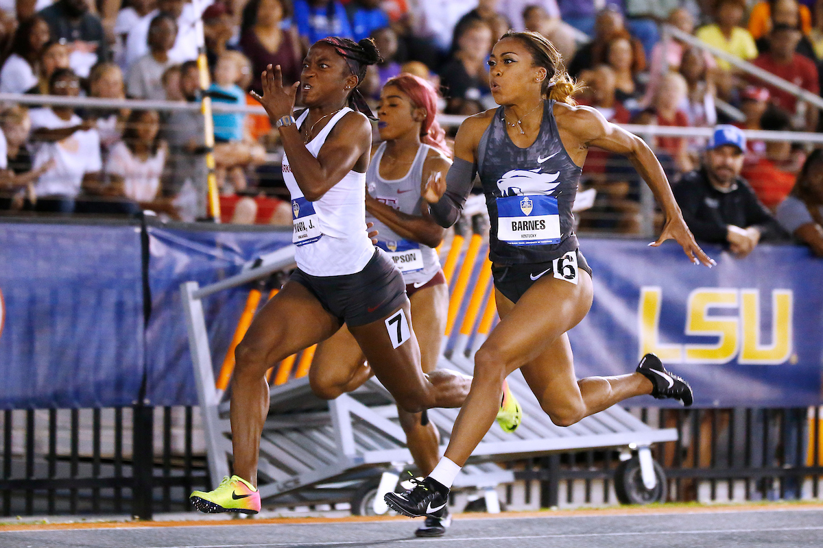 Celera Barnes.

Day two of the 2018 SEC Outdoor Track and Field Championships on Saturday, May 12, 2018, at Tom Black Track in Knoxville, TN.

Photo by Chet White | UK Athletics
