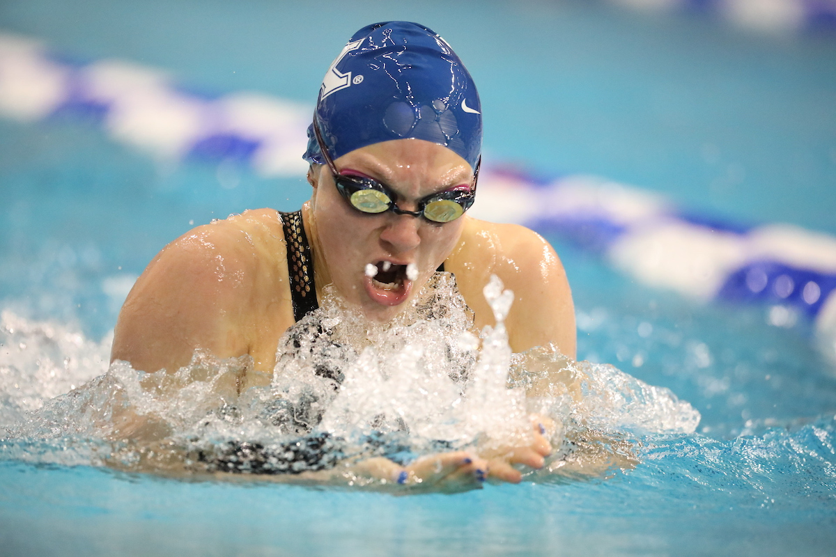 Bailey Bonnett.

UK Women's Swimming & Diving in action on day two of the 2019 NCAA Championships on Wednesday, March 21, 2019.

Photo by Noah J. Richter | UK Athletics