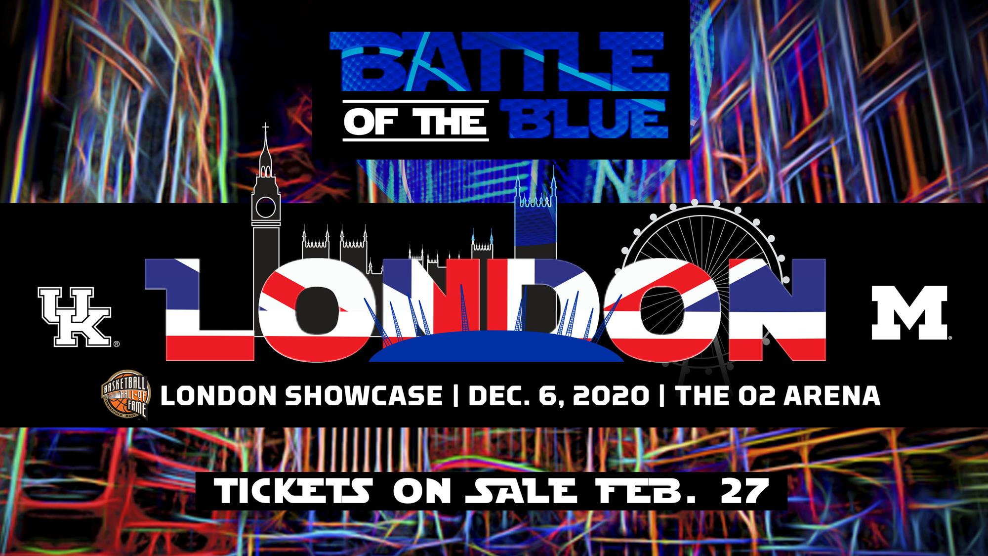 UK-Michigan Game in London Set for Dec. 6; Tickets on Sale Feb. 27
