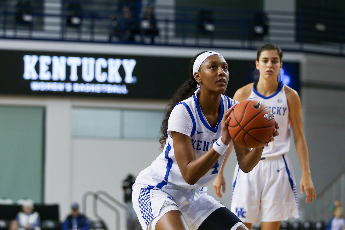 Tatyana Wyatt

Women's Basketball beat MTSU on Saturday, December 15, 2018. 

Photo by Hannah Phillips  | UK Athletics