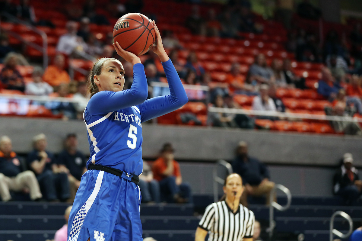 The UK Women's Basketball team beat Auburn.
Photo by Britney Howard | UK Athletics