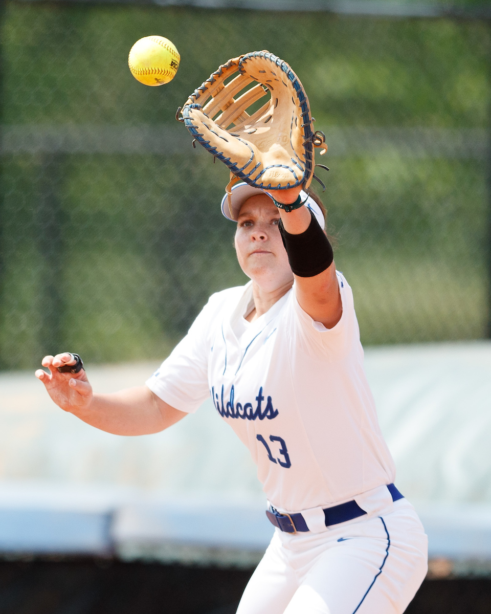 MALLORY PEYTON.

Kentucky falls to Notre Dame, 12-3.

Photo by Elliott Hess | UK Athletics
