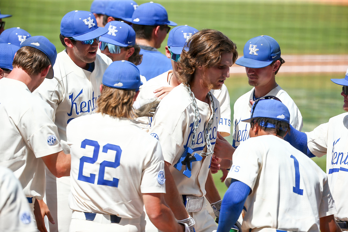 Adam Fogel.

Kentucky defeats LSU 7-2.

Photo by Sarah Caputi | UK Athletics