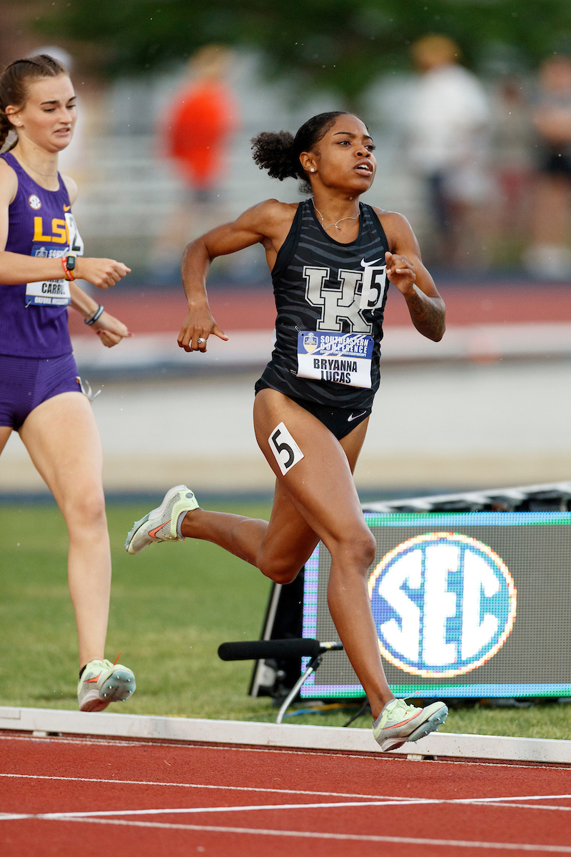 Bryanna Lucas.

SEC Outdoor Track and Field Championships Day 1.

Photo by Elliott Hess | UK Athletics