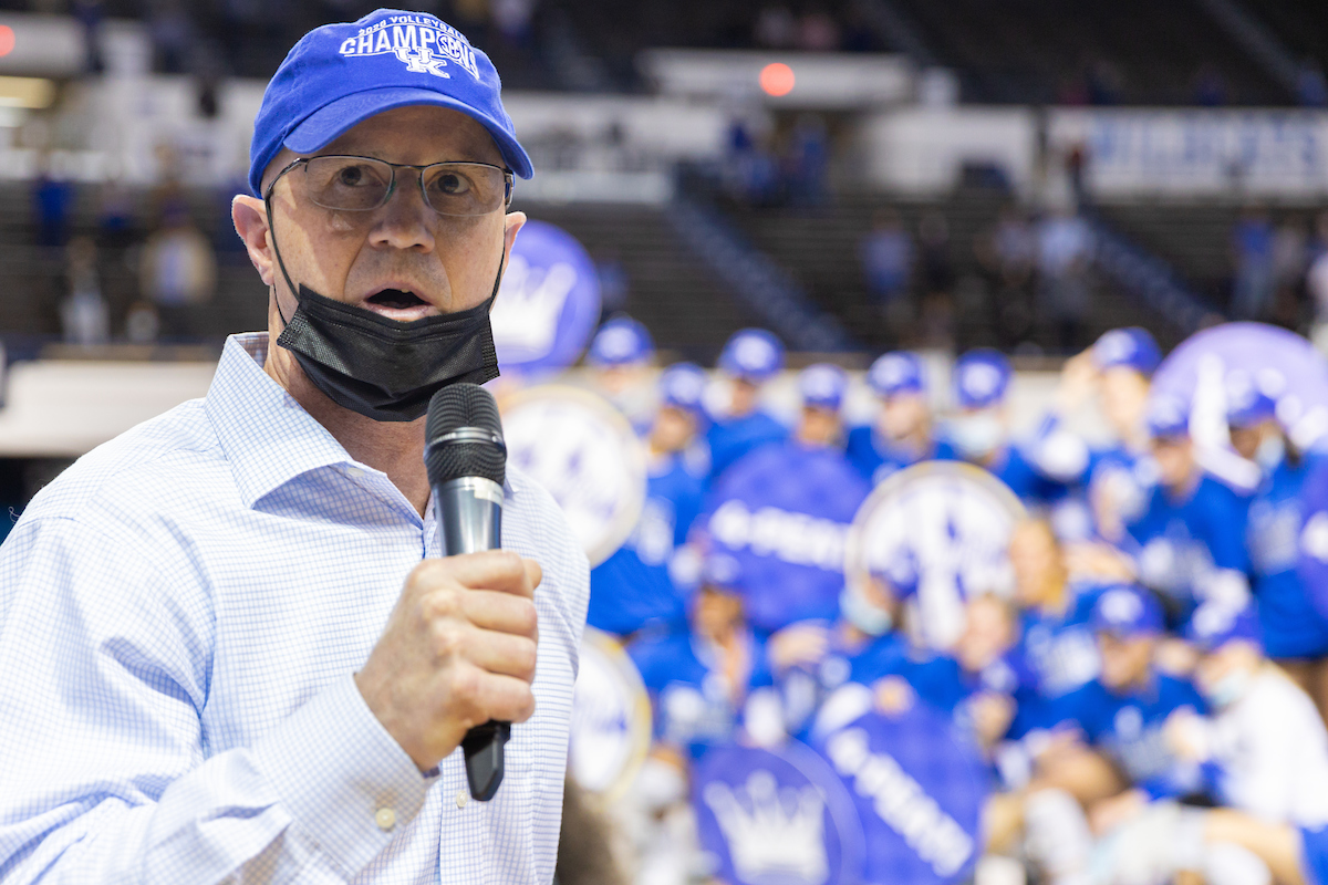 Craig Skinner.

Kentucky sweeps Alabama 3 - 0 and wins SEC Championship

Photo by Grant Lee | UK Athletics