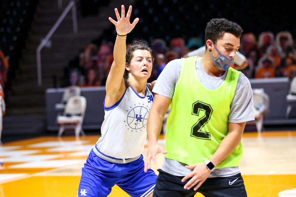 Emma King. 

Kentucky WBB vs Tennessee Practice.

Photo by Eddie Justice | UK Athletics