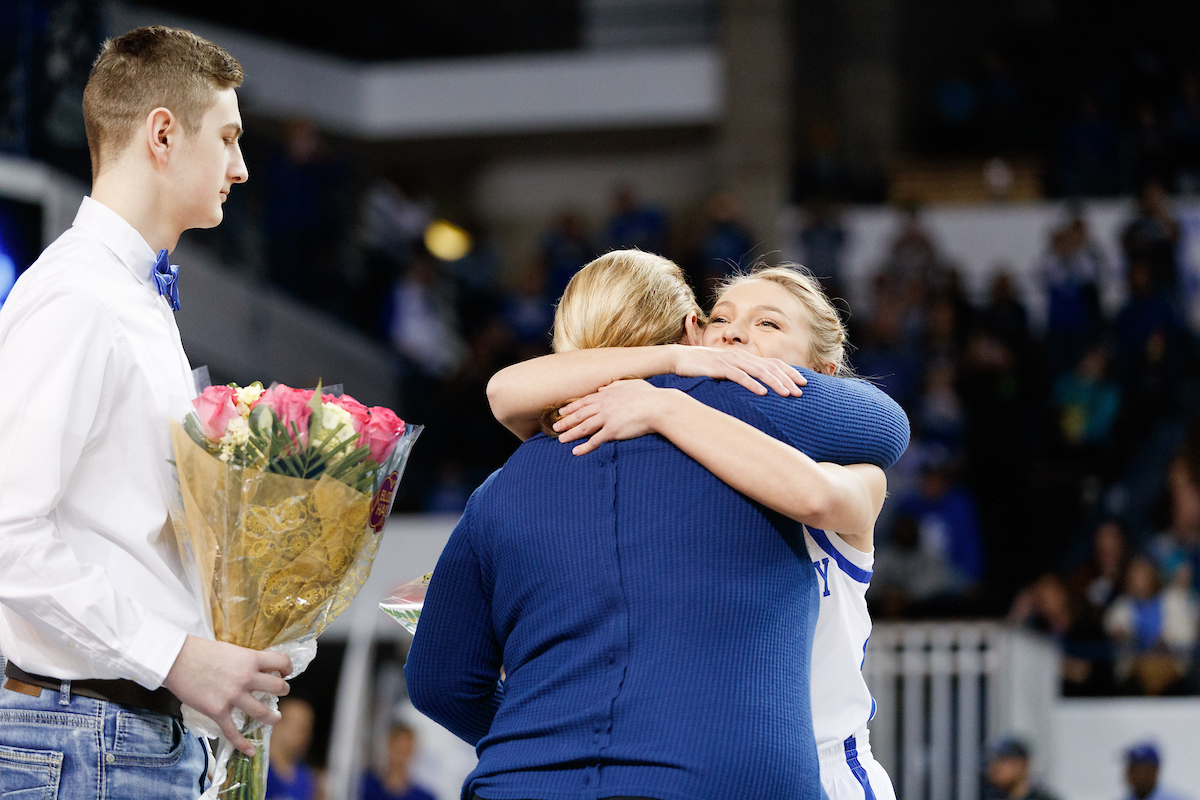 Paige Poffenberger.


The UK women?s basketball team beat LSU on senior day on Sunday, February 24, 2019.

Photo by Elliott Hess | UK Athletics