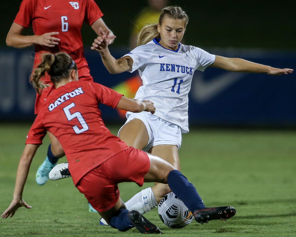 Julia Grosso.

Kentucky ties Dayton 0 - 0. 

Photo by Sarah Caputi | UK Athletics
