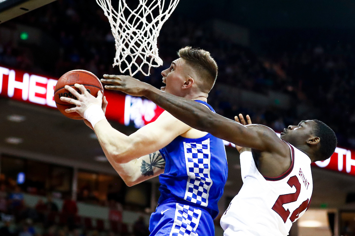 Nate Sestina.

Kentucky falls to South Carolina, 81-78.


Photo by Chet White | UK Athletics