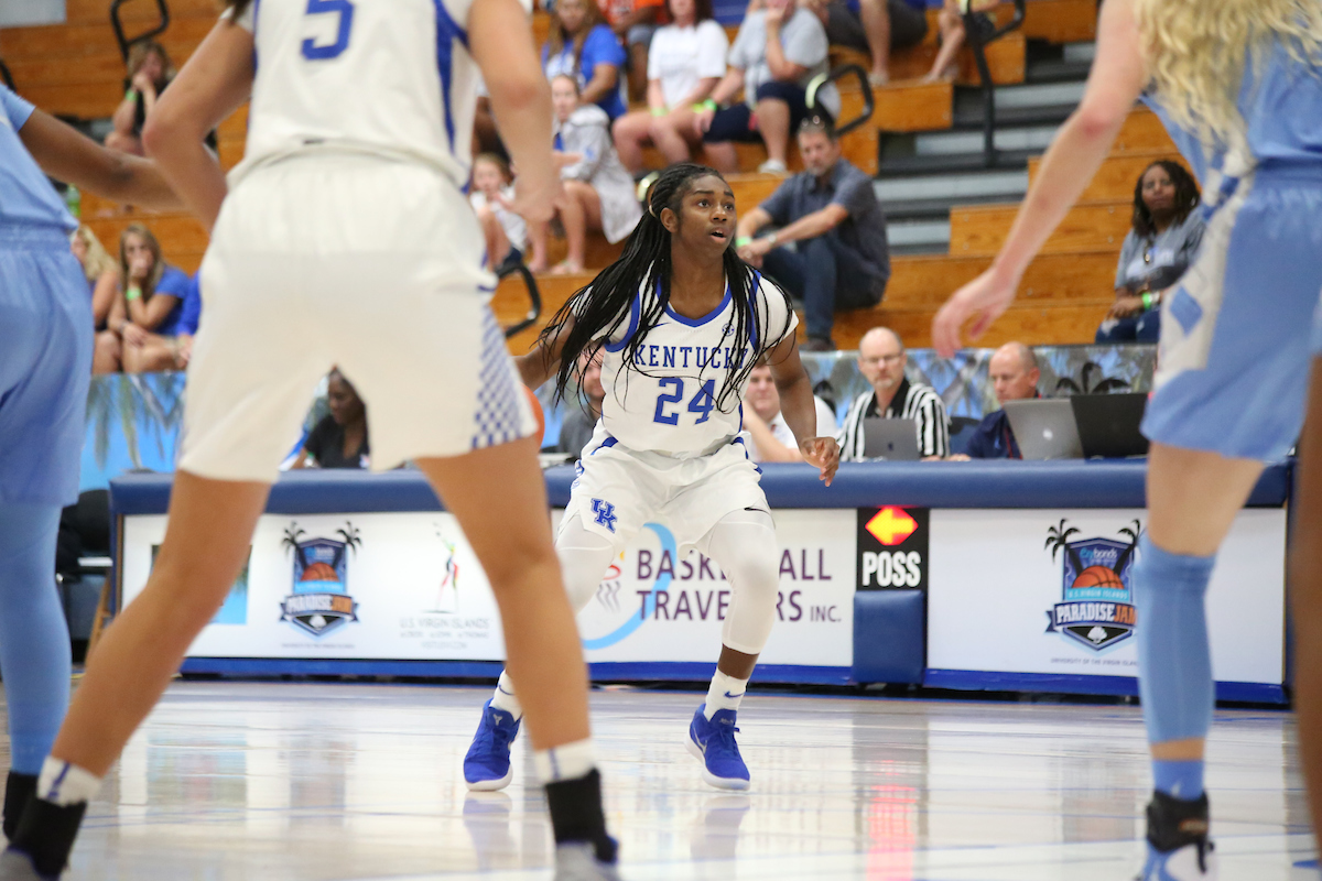 Game Three - Kentucky vs. UNC

The women's basketball team travels to Saint Thomas to compete in the 2018 Paradise Jam Tournament from November 22nd-24th at the University of the Virgin Islands.

Photos by Noah J. Richter | UK Athletics