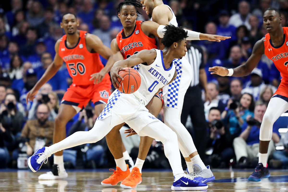 Ashton Hagans.

UK beat Auburn 73-66.

Photo by Elliott Hess | UK Athletics