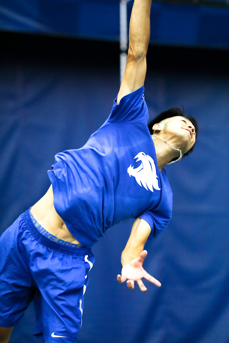 Ryo Matsumura. 

Kentucky men's tennis falls to Tennessee 0-4 on Sunday, April 14th..

Photo by Eddie Justice | UK Athletics