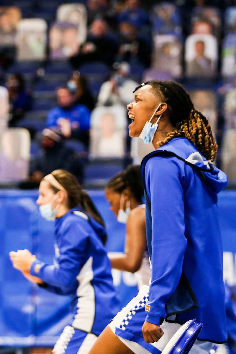 Jazmine Massengill.

Kentucky beats Alabama 81-68.

Photo by Hannah Phillips | UK Athletics