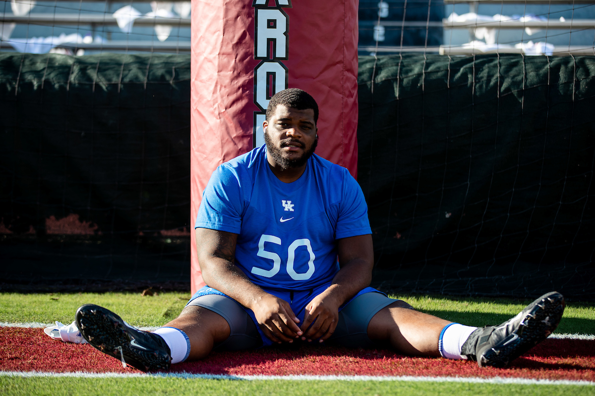 Marquan McCall

Kentucky beats South Carolina, 16-10.

Photo by Jacob Noger UK Athletics