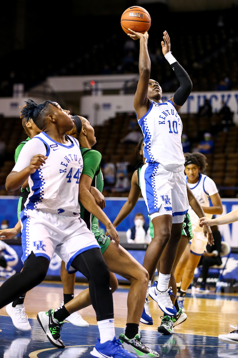 Rhyne Howard.  

Kentucky beats Marshall 79-45.

Photo by Eddie Justice | UK Athletics
