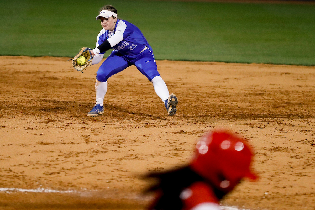 Erin Coffel.

Kentucky beat Louisville 6-5.

Photo by Chet White | UK Athletics
