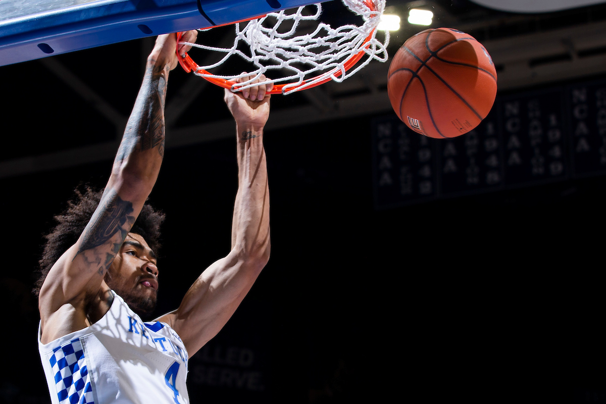 Nick Richards.

UK falls to Evansville 67-64.

Photo by Chet White | UK Athletics