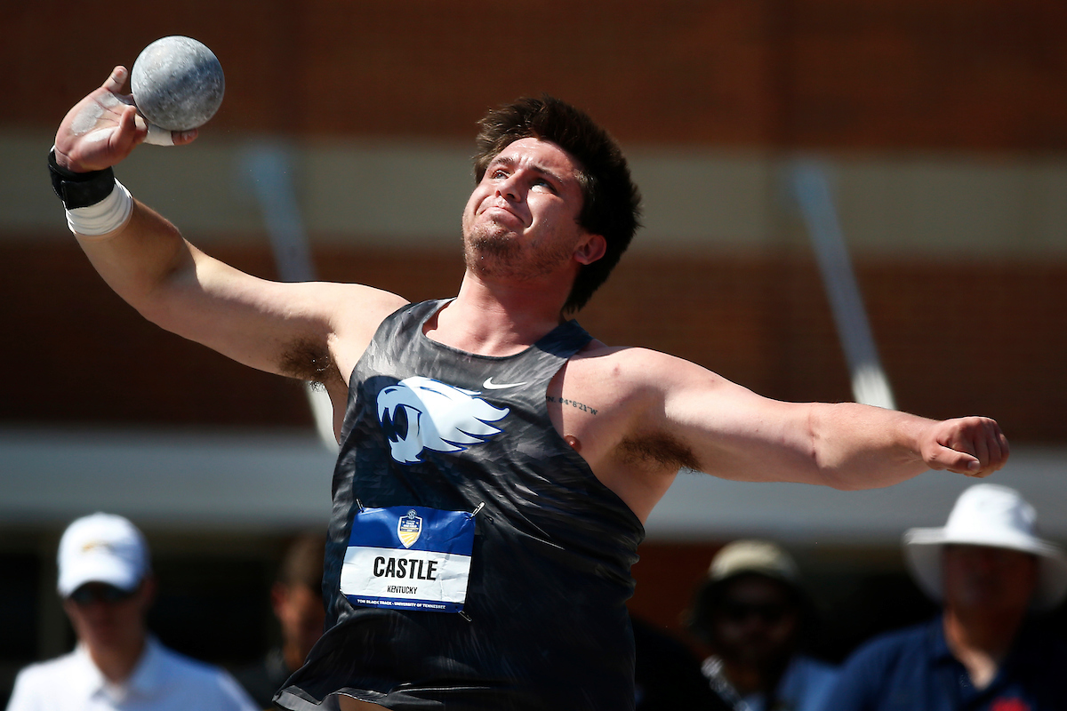 Noah Castle.

Day two of the 2018 SEC Outdoor Track and Field Championships on Saturday, May 12, 2018, at Tom Black Track in Knoxville, TN.

Photo by Chet White | UK Athletics