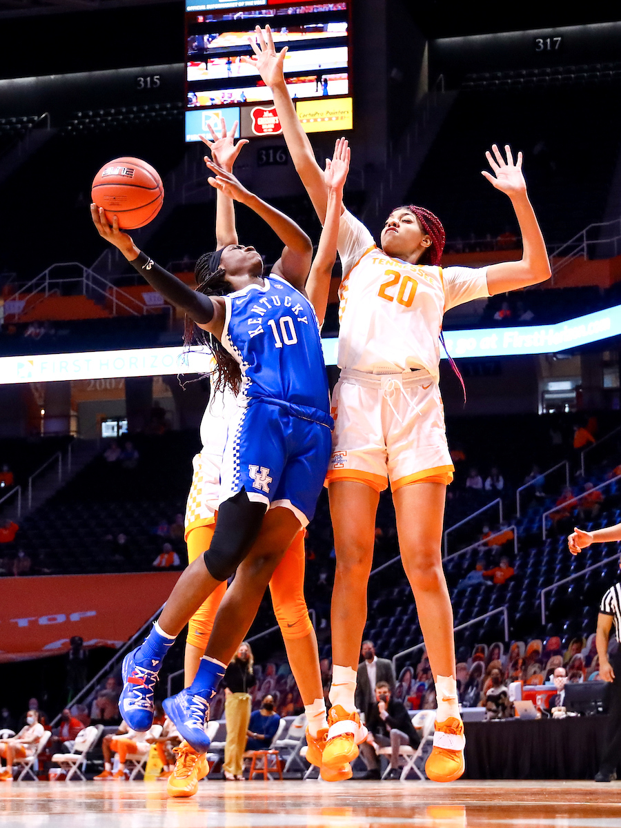 Rhyne Howard. 

Kentucky loses to Tennessee 70-53.

Photo by Eddie Justice | UK Athletics