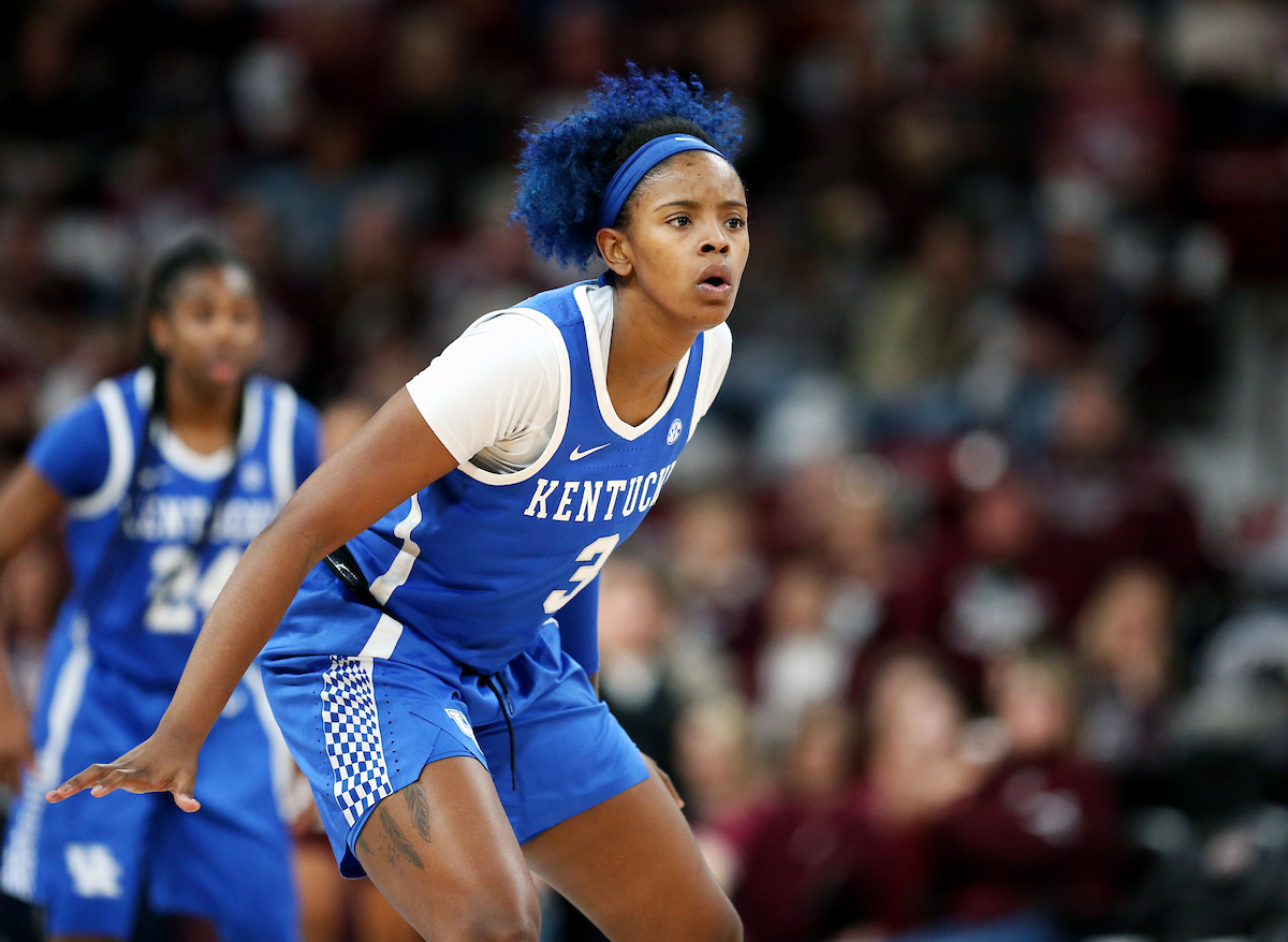 KeKe McKinney
The UK Women's Basketball team falls to Mississippi State. 

Photo by Britney Howard  | UK Athletics