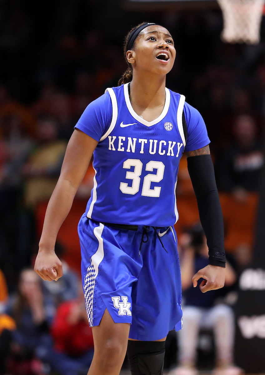 Jaida Roper
The UK Women's Basketball team beats Tennessee 73-71. 

Photo by Britney Howard  | UK Athletics