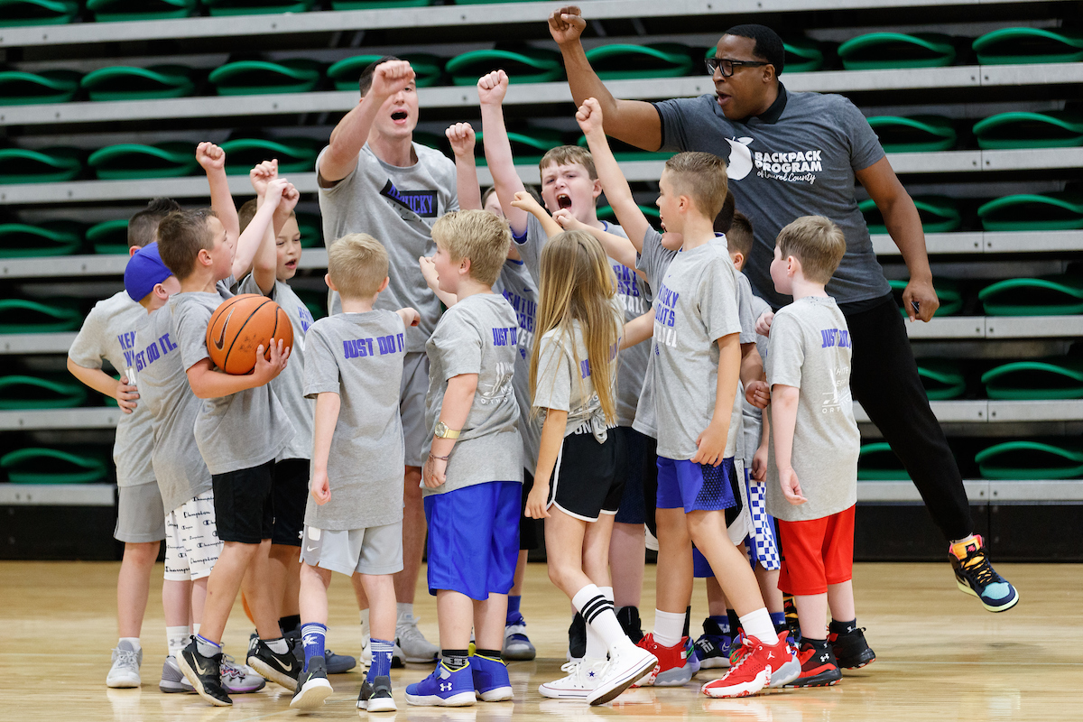 Chin Coleman.

Men’s basketball camp at North Laurel High School in London, Kentucky.

Photo by Elliott Hess | UK Athletics