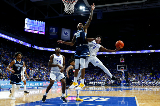 Sahvir Wheeler. 

Kentucky beat Southern 76-64.

Photo By Barry Westerman | UK Athletics