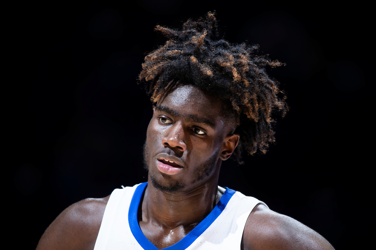 Kahlil Whitney.

UK falls to Evansville 67-64.

Photo by Chet White | UK Athletics