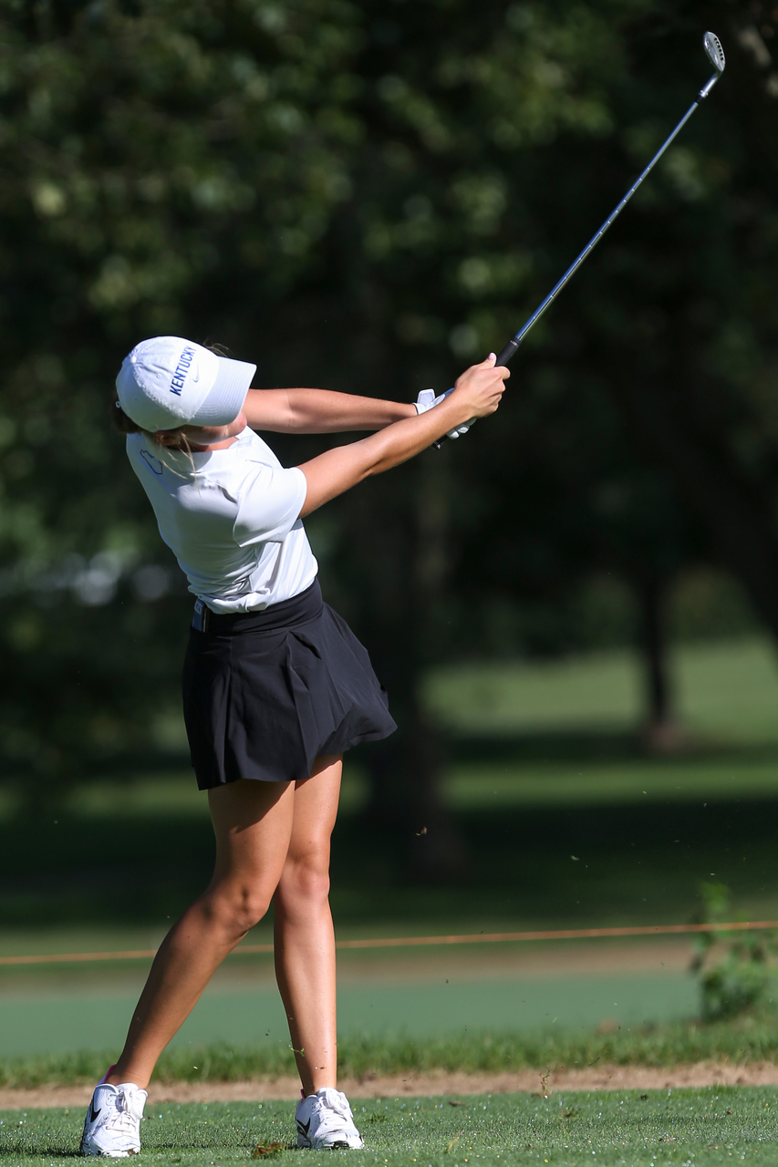 Laney Frye.

Kentucky womenâ??s golf practice.

Photo by Grace Bradley | UK Athletics