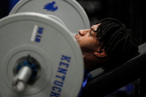 Daimion Collins.

The Kentucky men's basketball team participating in its summer strength and conditioning program.

Photo by Chet White | UK Athletics