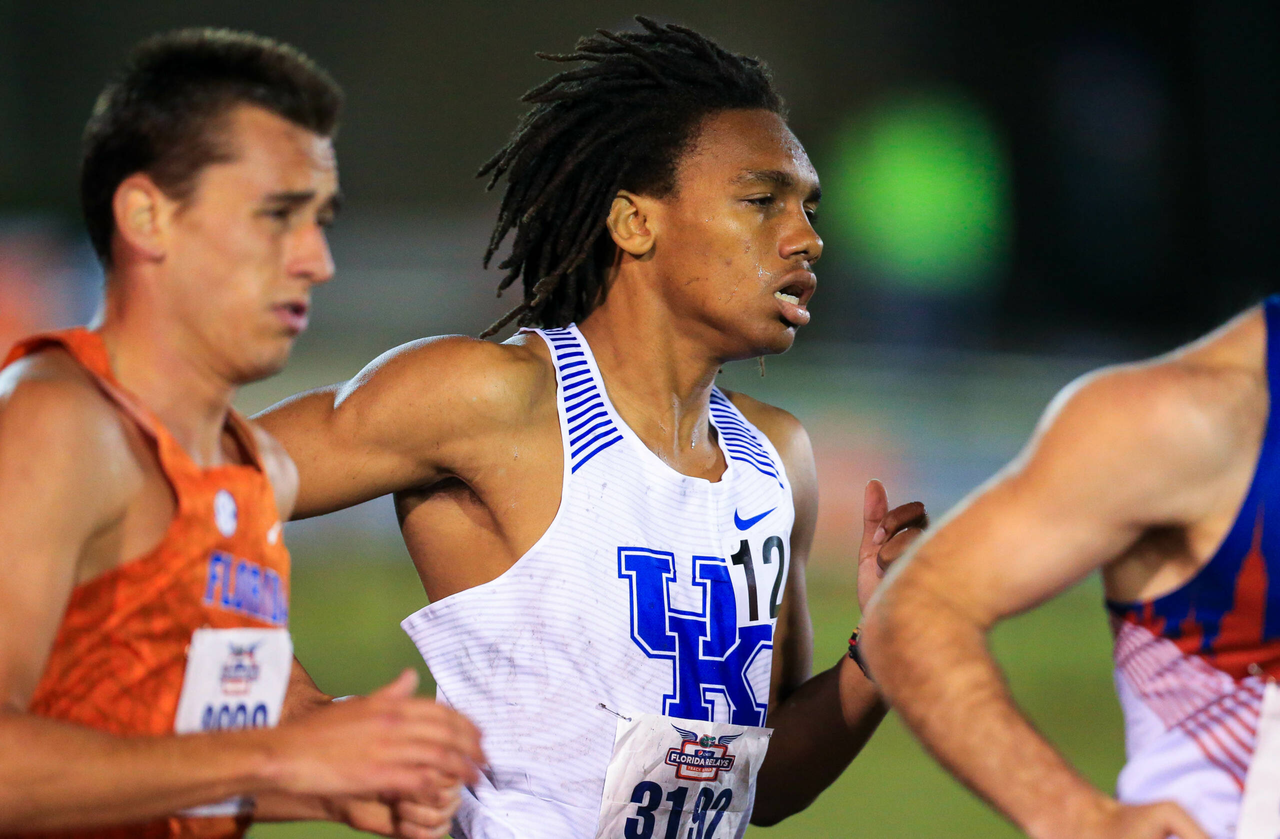 The Kentucky Wildcats compete in the Florida Relays on Friday, March 30, 2018 in Gainesville, Fla. (Photo by Matt Stamey)  