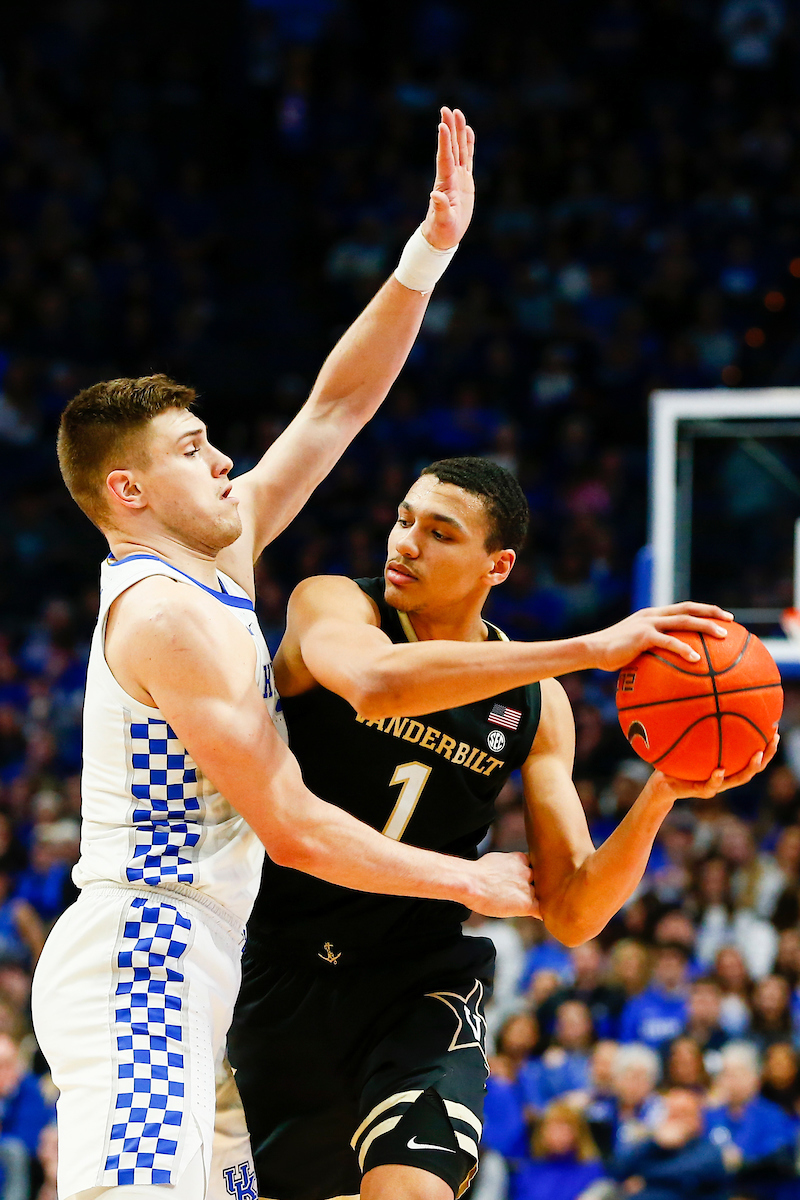 Nate Sestina. 

UK beats Vandy 71-62. 

Photo By Barry Westerman | UK Athletics