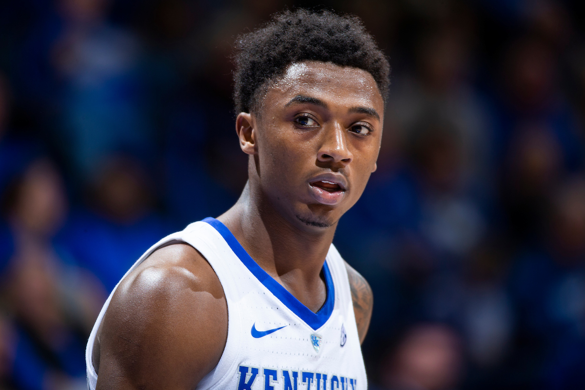 Ashton Hagans.

Kentucky beat Arkansas 70-66.

Photo by Chet White | UK Athletics