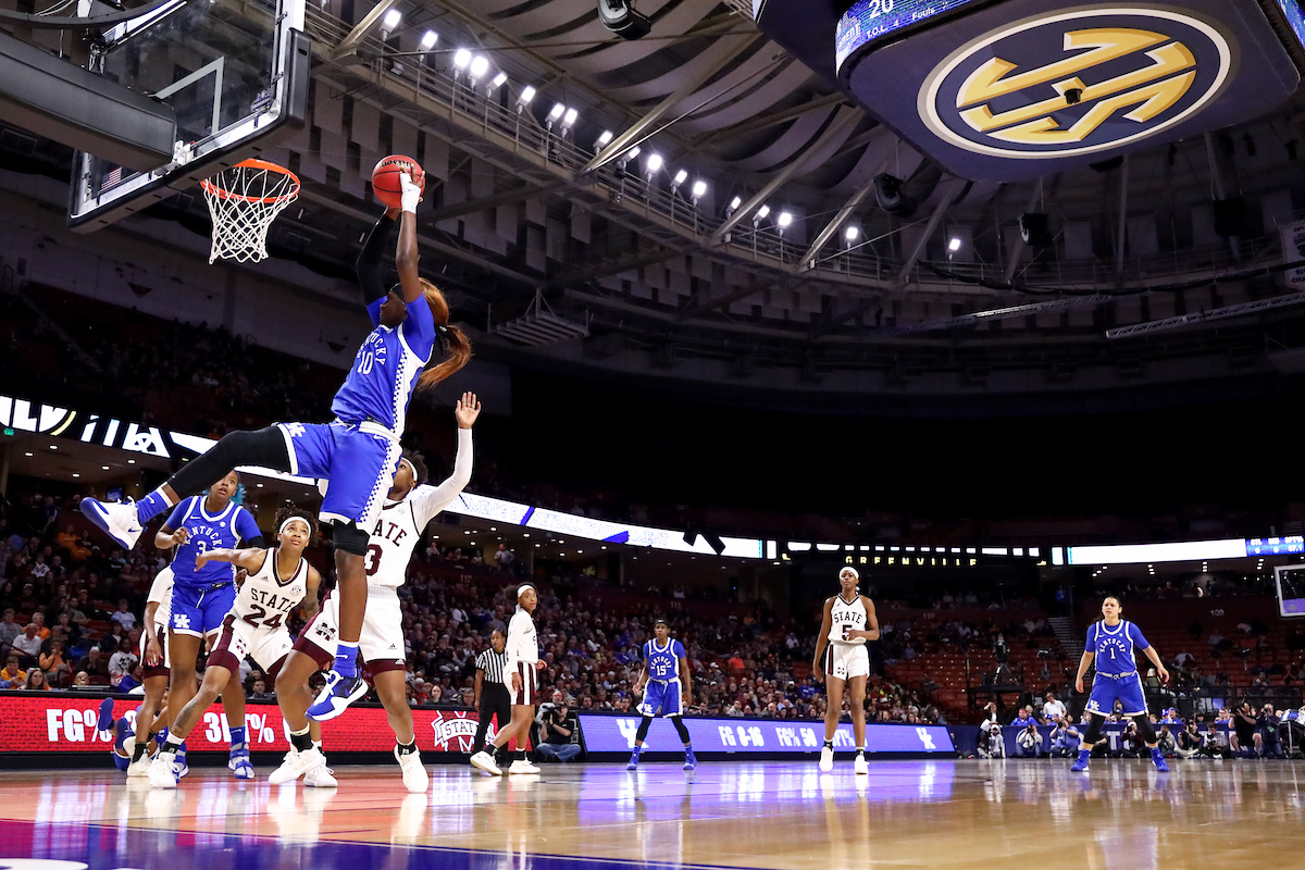Rhyne Howard. 

Kentucky falls to Mississippi State 77-59.

Photo by Eddie Justice | UK Athletics