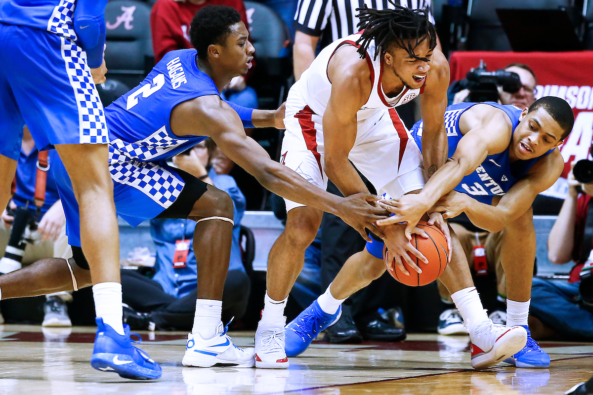 Ashton Hagans. Keldon Johnson.

Kentucky falls to Alabama 77-75 on Saturday, January 5, 2019, at Coleman Coliseum in Tuscaloosa, AL.

Photo by Chet White | UK Athletics