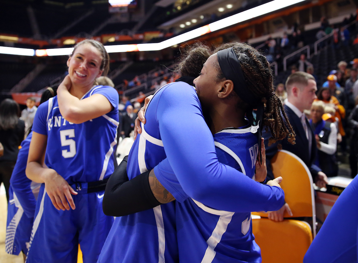Jaida Roper
The UK Women's Basketball team beats Tennessee 73-71. 

Photo by Britney Howard  | UK Athletics