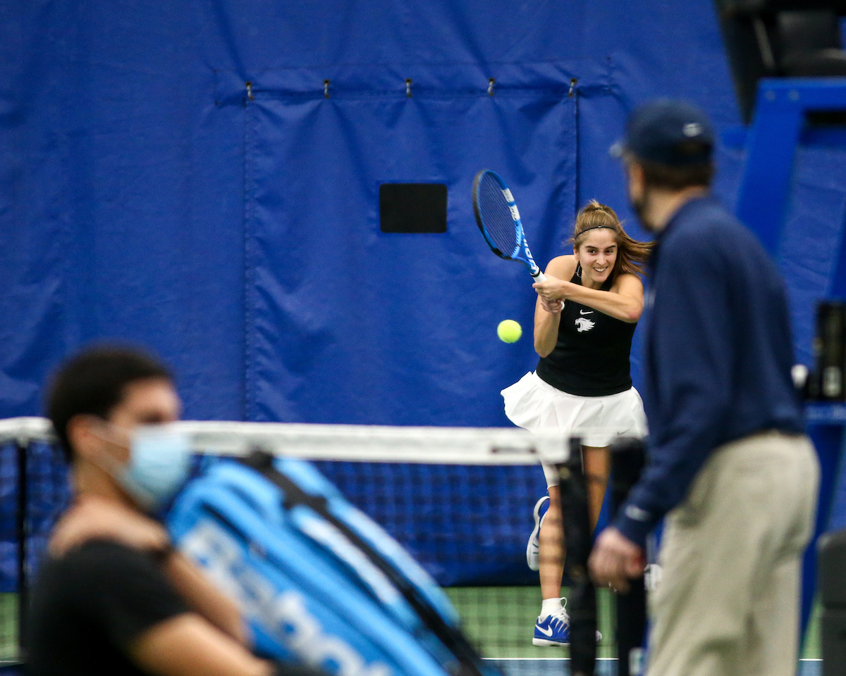 Carlota Molina. 

Kentucky beats Miami 7-0.

Photo by Eddie Justice | UK Athletics