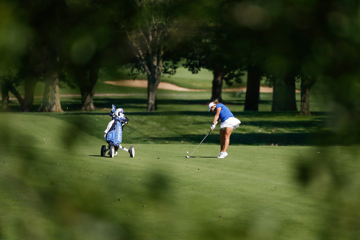 Ryan Bender.

Women's golf practice.

Photo by Chet White | UK Athletics