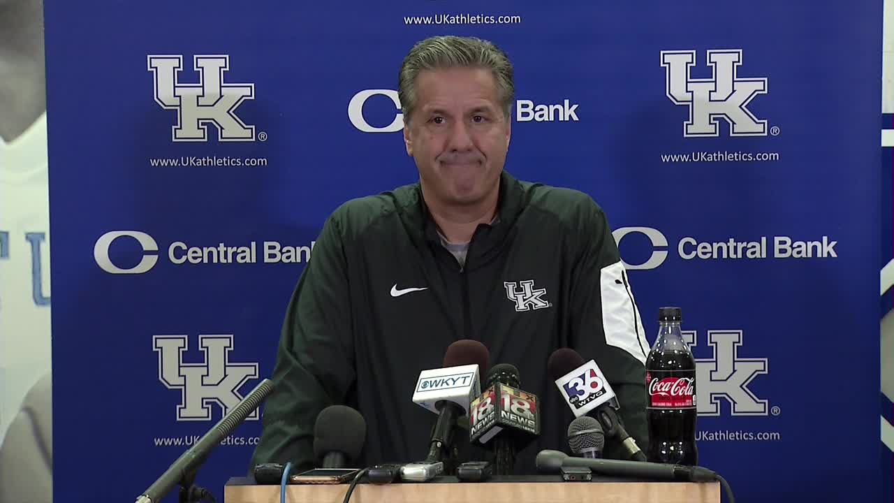 MBB: Coach Calipari - Pre-SIU