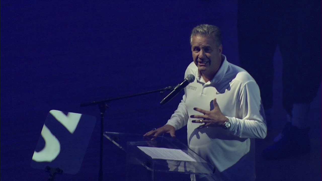 MBB: Coach Calipari Speech at Big Blue Madness 2019