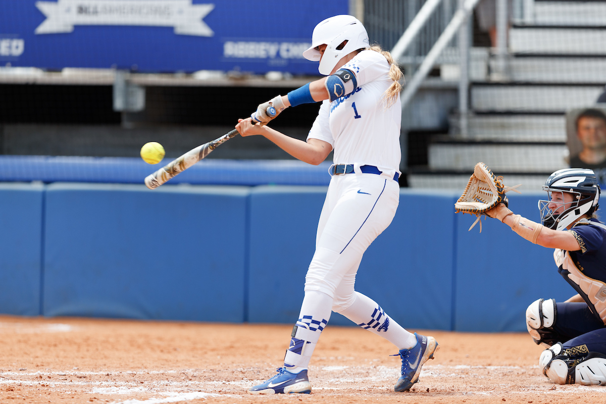 MIRANDA STODDARD.

Kentucky falls to Notre Dame, 12-3.

Photo by Elliott Hess | UK Athletics